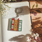 Book stack keyring