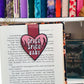 Spicy books loveheart magnetic bookmark