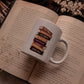 Fantasy Book stack ceramic mug