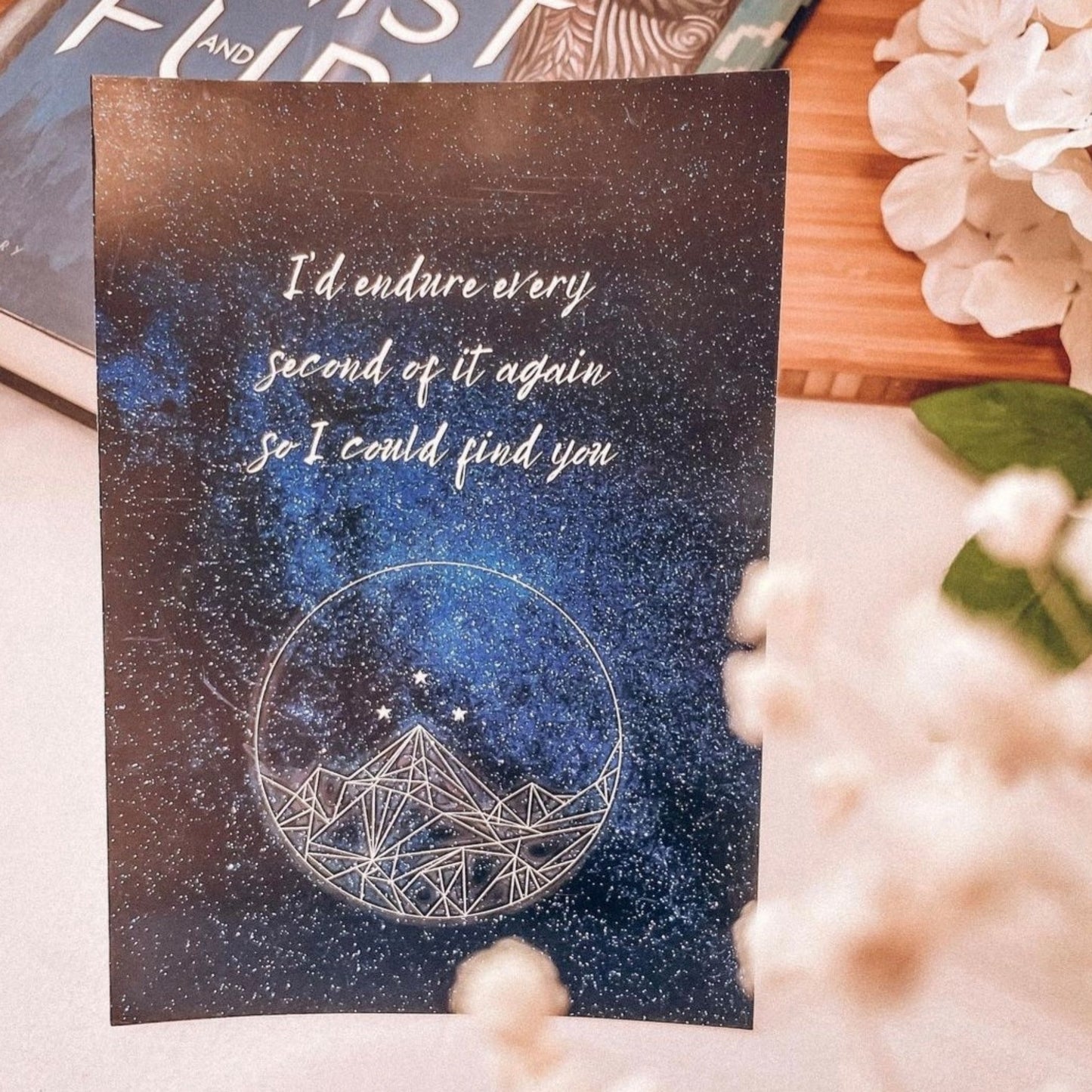 ACOTAR Book Gift Custom Book Embosser to Personalize Library Books to the  Stars Who Listen Quote, Velaris Night Court Designs and More 