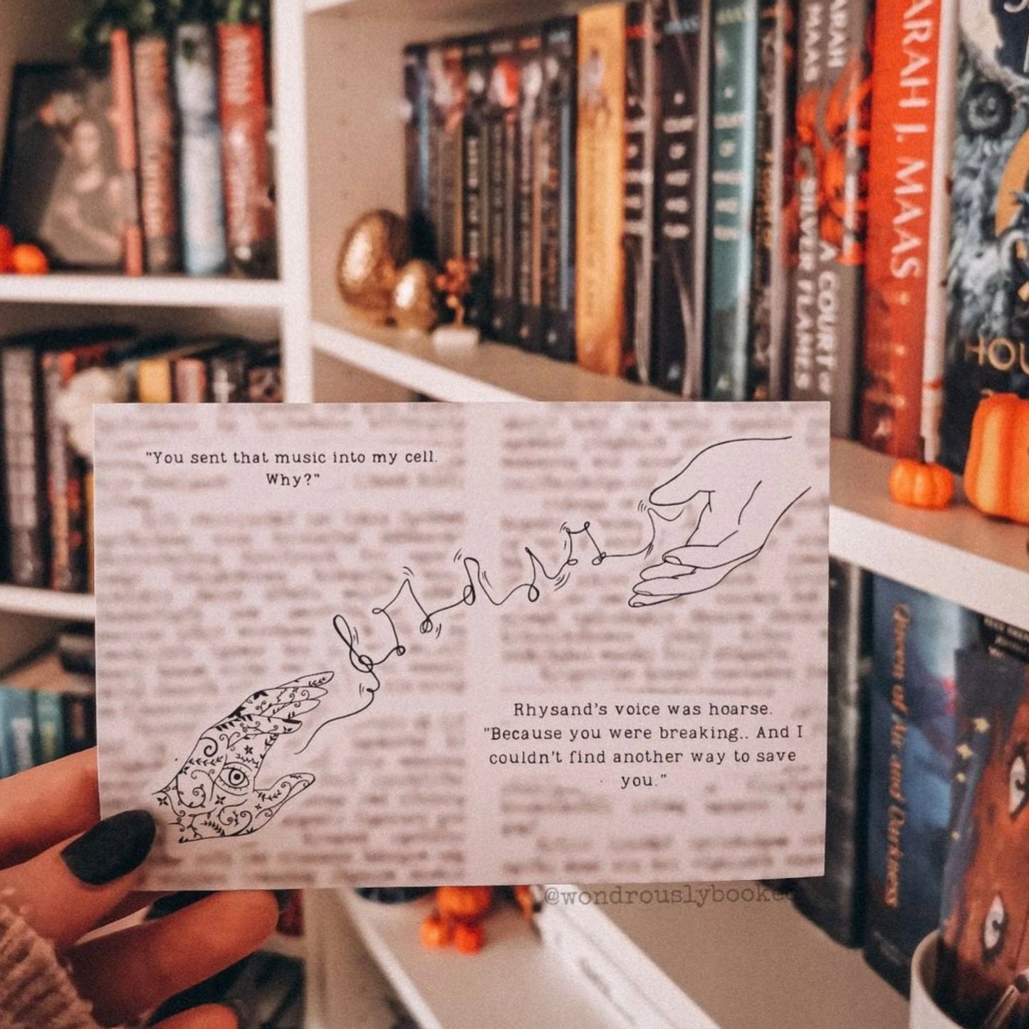 ACOTAR under the mountain art print - officially licensed by Sarah J. Maas