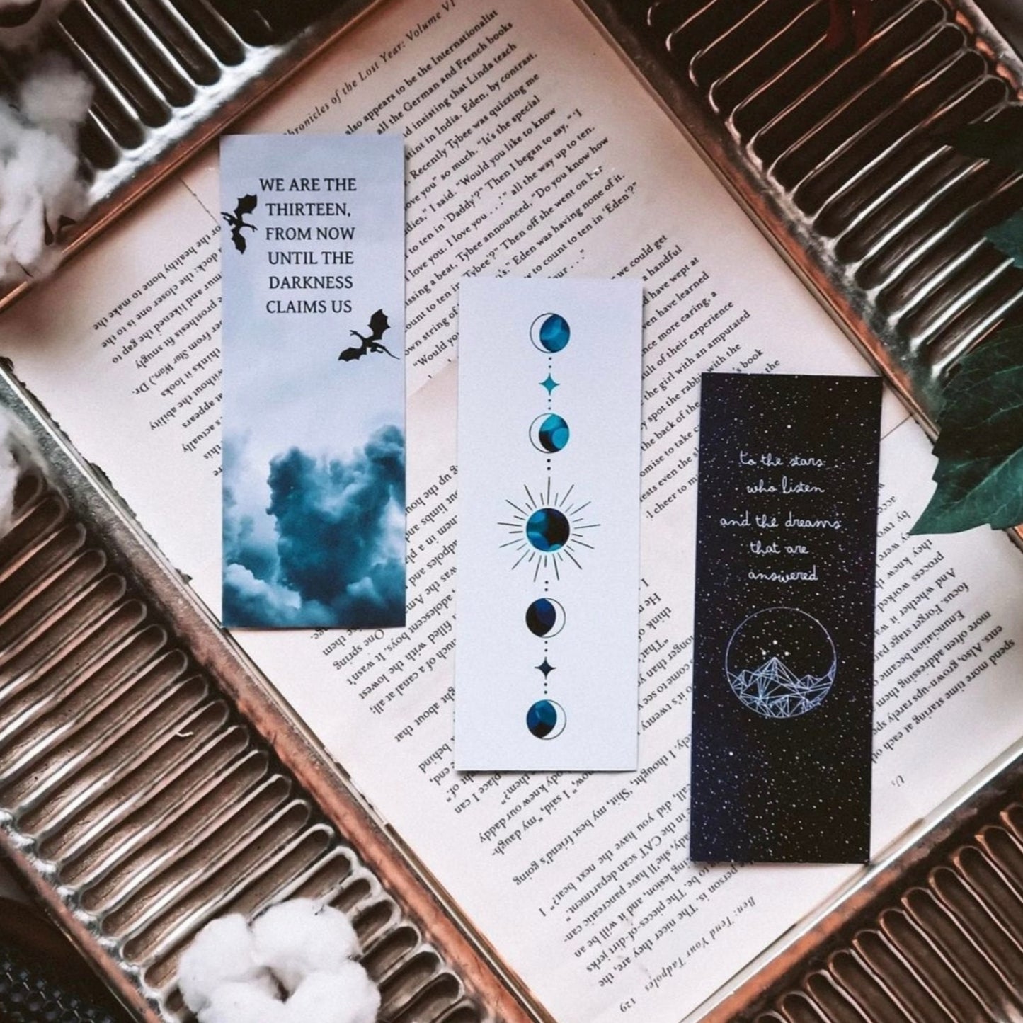 ACOTAR Feyre's tattoo bookmark officially licensed by Sarah J. Maas