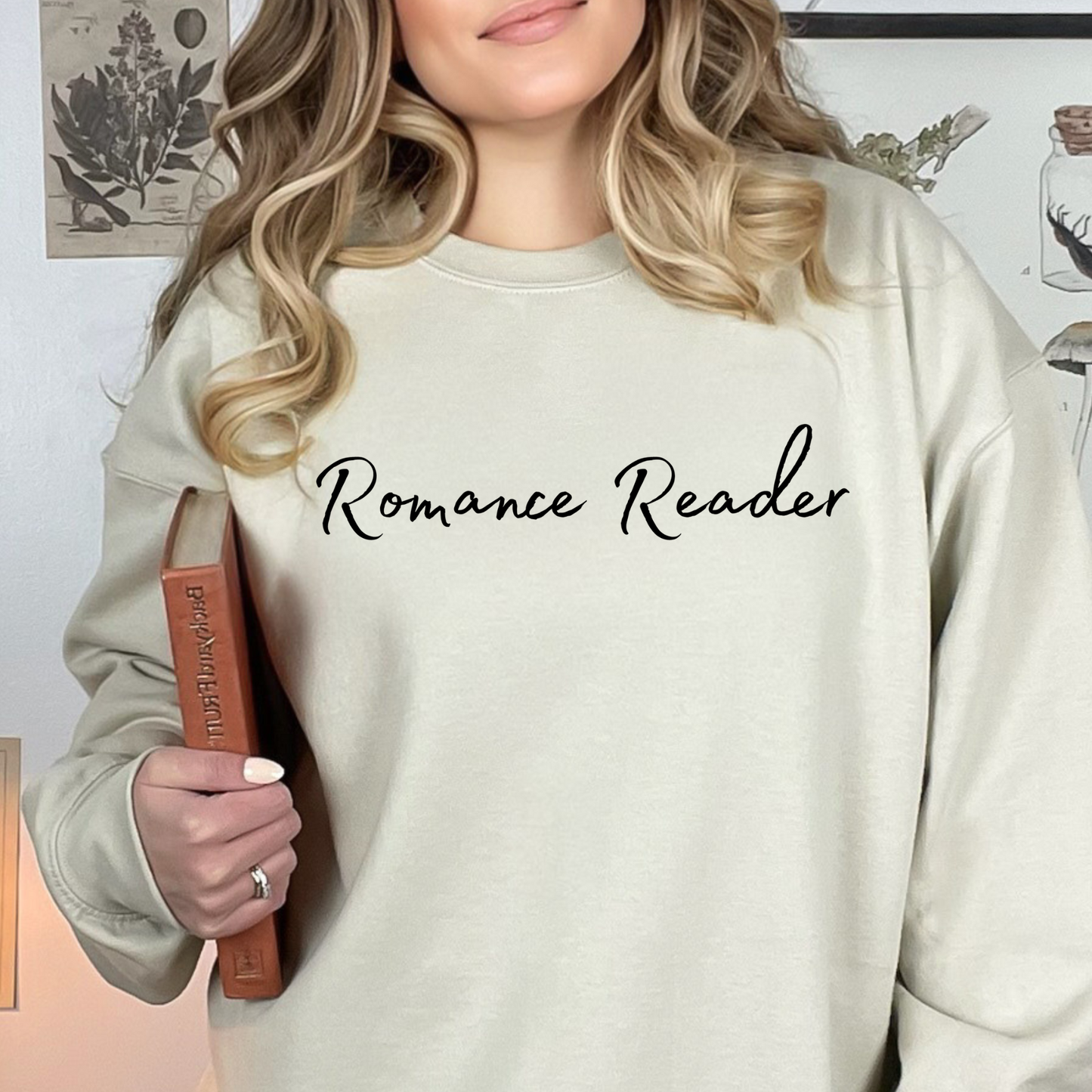 Romance reader crewneck unisex sweatshirt