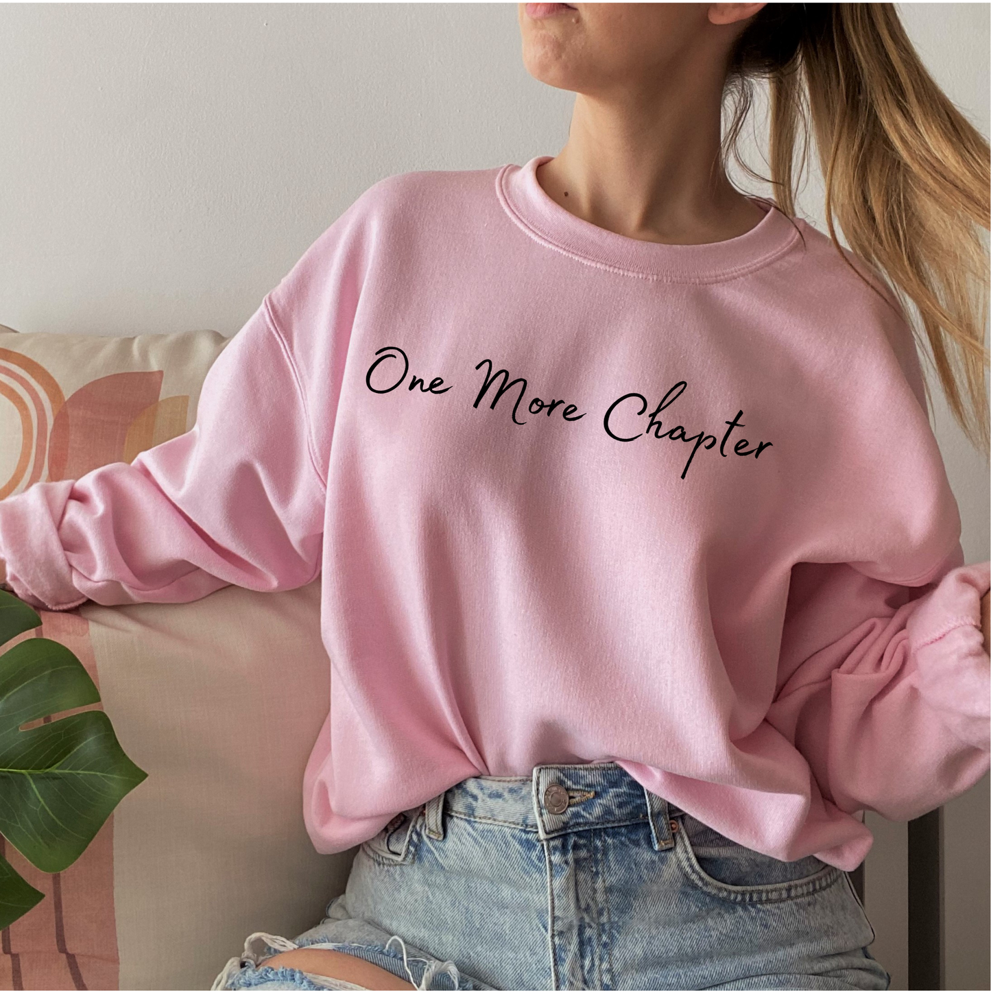 One more chapter crewneck unisex sweatshirt