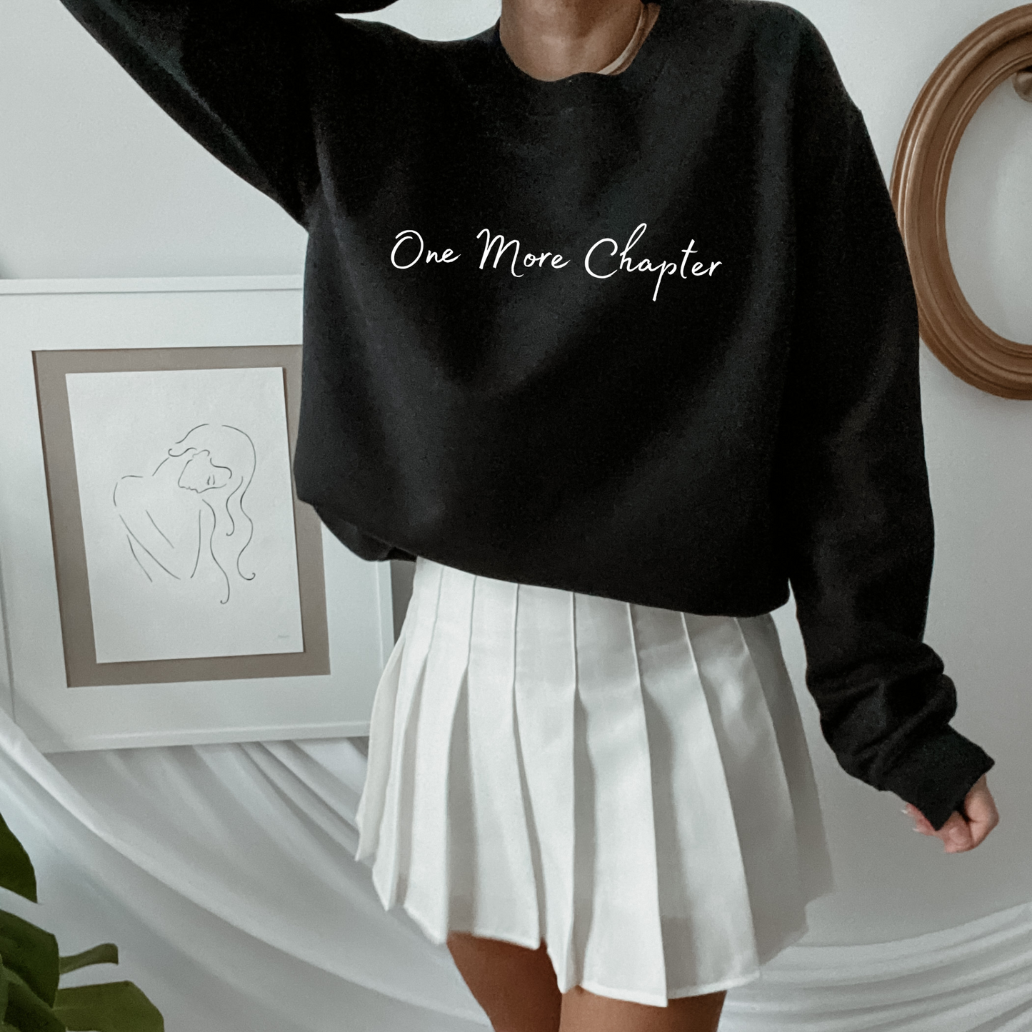 One more chapter crewneck unisex sweatshirt