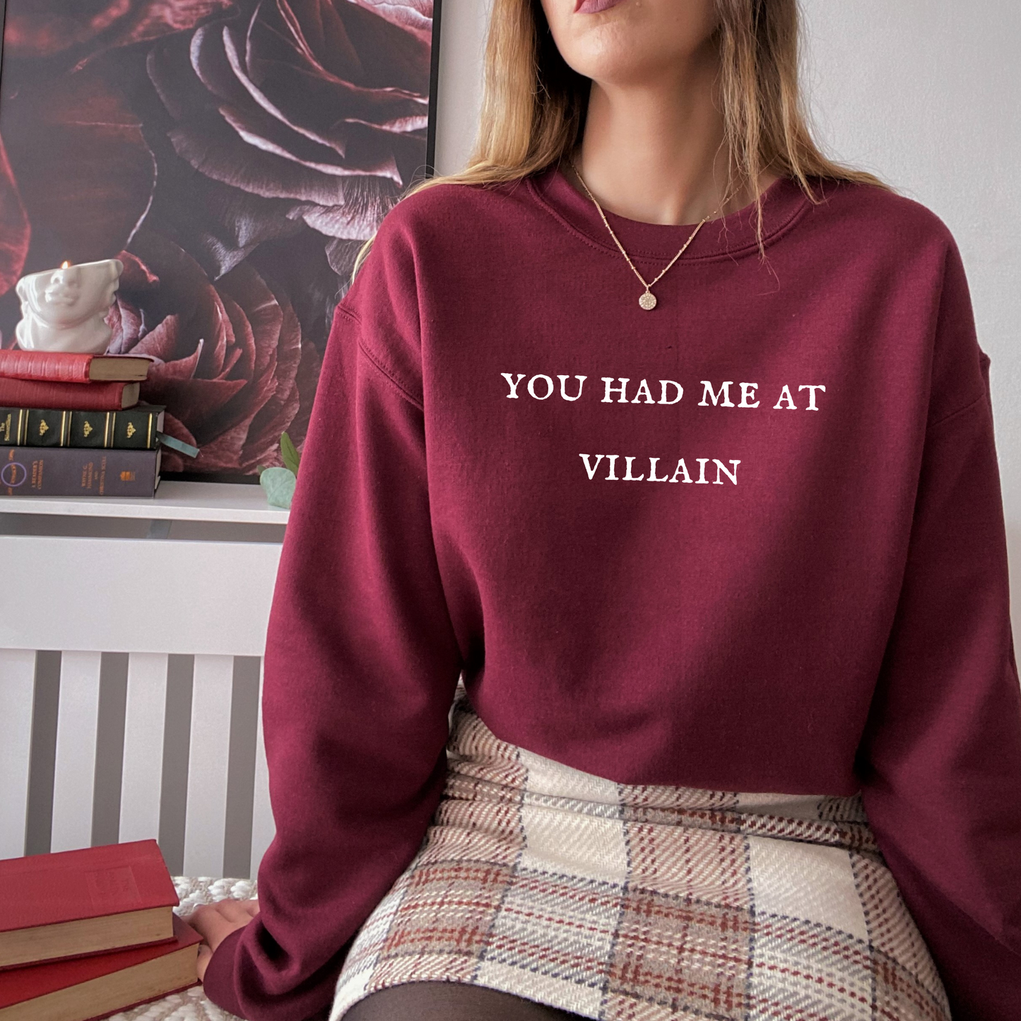 You had me at villain crewneck unisex sweatshirt