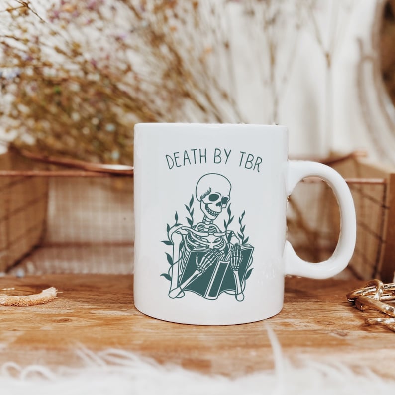 Death by TBR 11 oz ceramic mug