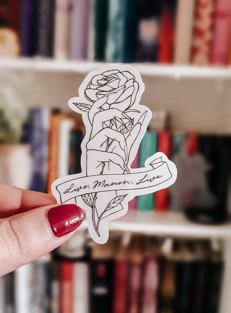 Throne of glass live Manon sticker - officially licensed by Sarah J Maas