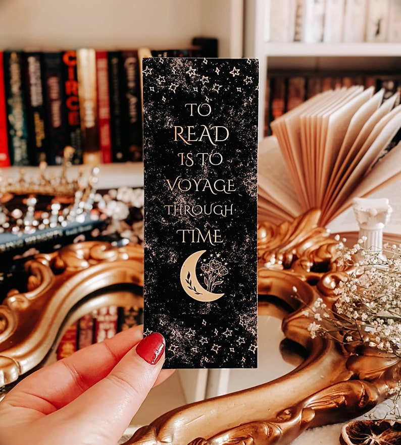 To read is to voyage through time bookmark