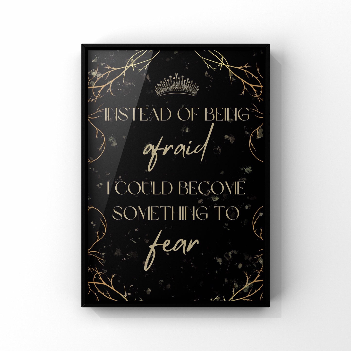 The cruel prince inspired art print