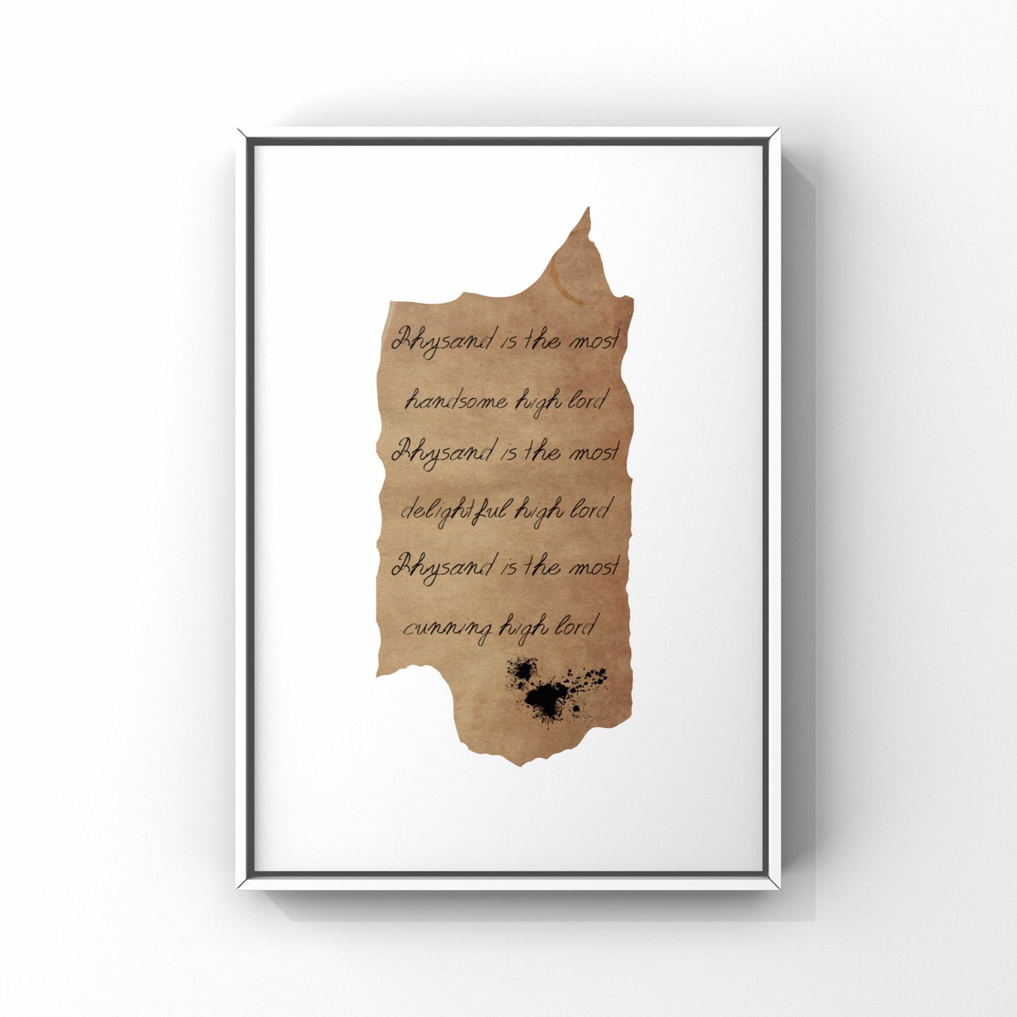 ACOTAR Rhysand art print - officially licensed by Sarah J. Maas