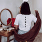 Feyre’s tattoo white T-shirt - officially licensed by Sarah J Maas
