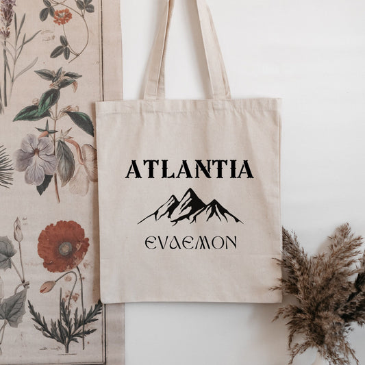 From blood and ash Atlantia cotton tote bag