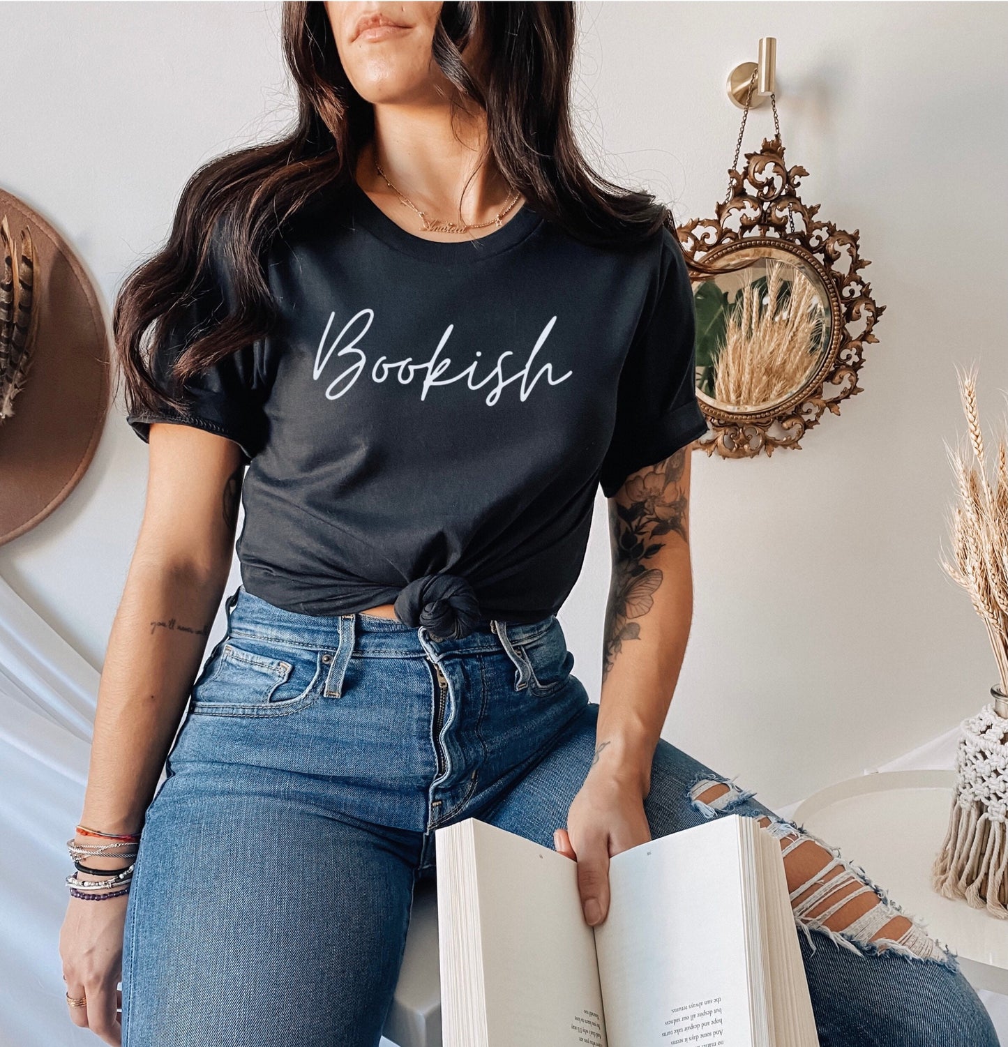 Bookish cotton t-shirt